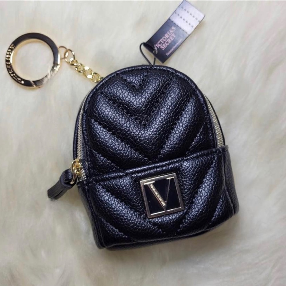Victoria's Secret mini backpack keychain
